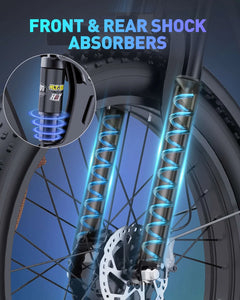 Dual Motor PEAK 3000W Electric Bike for Adults, 31mph 48V 23ah Electric Bicycle, 26" Fat Tire Mountain Bike UL2849